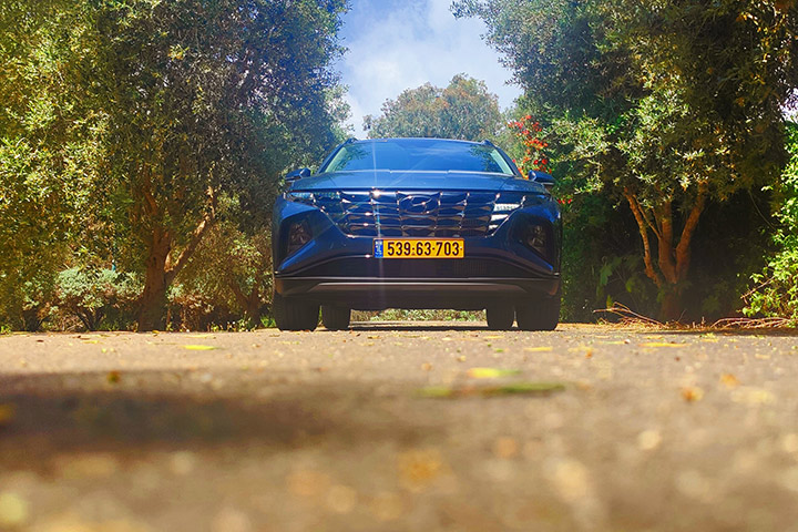 יונדאי טוסון 1.6 טורבו - מבט קדמי